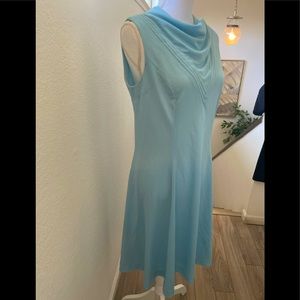Allison Ayers Vintage powder blue dress.